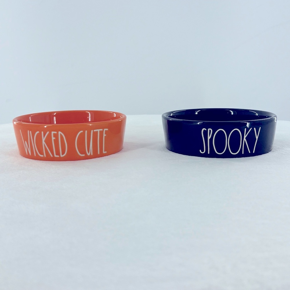 Rae Dunn “Wicked Cute” & “Spooky” Pet Dishes